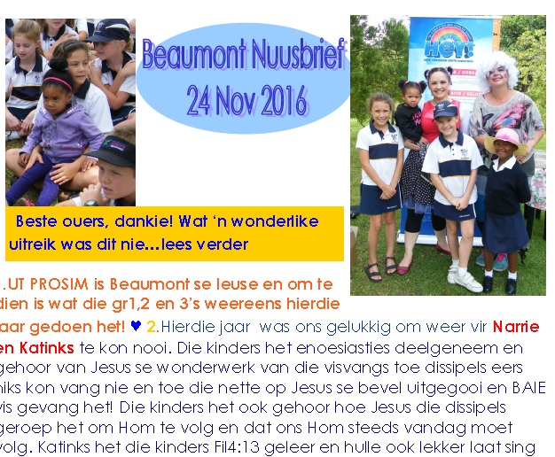 Uitreik Kaapstad 2016